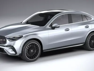 Mercedes-Benz GLC Coupe AMG 2024 3D model