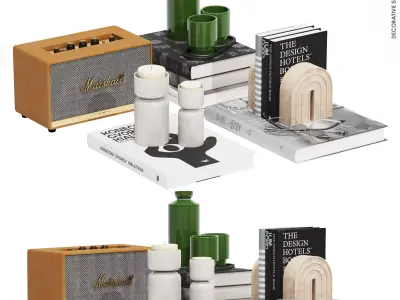 Decorative set 8 3D model