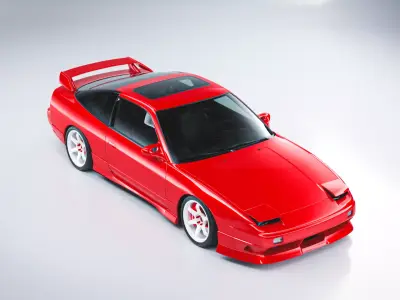 Nissan 180sx S13 Type  X 3D model