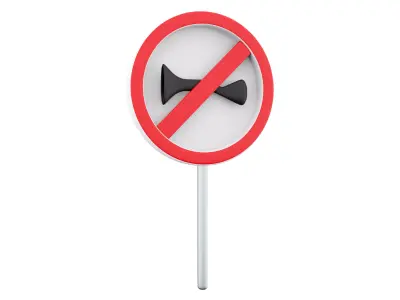 3d  signal horn icon 3D model