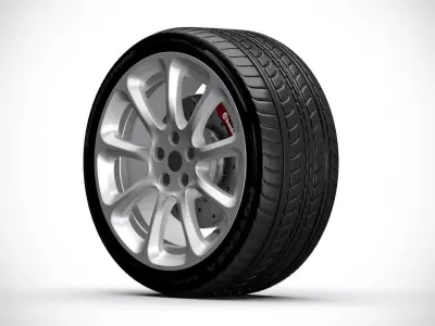 Wheel v14 3D model