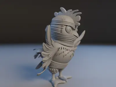 Ninjacock 3D print model