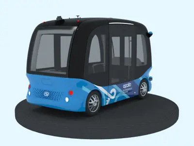 Driverless vehicle 3D model