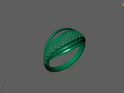 Plain Ring Women Ready STL 3DM Models Womens Rings 3D models 3D print model 14
