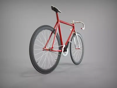 FIXIE BIKE Low-poly 3D model