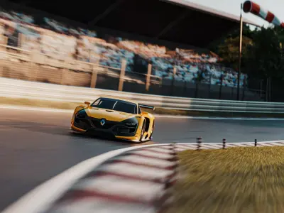 Race Track by rr 3D model