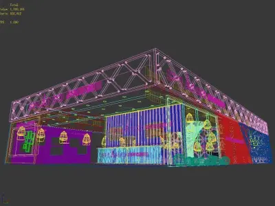 Exhibition - Area -22X13-3DMAX2010-02 3D model