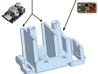 Ashtray-USB charger Citroen C5 X7 3D print model 3D print model