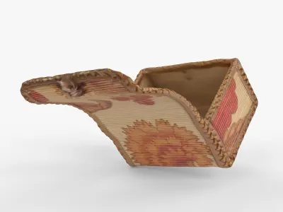 Photorealistic 3D scan of jewelry box Low-poly 3D model purchase