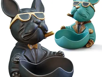 Dog Decor Low-poly 3D model