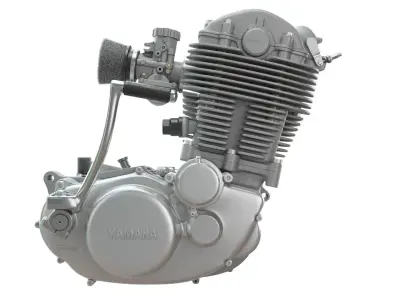 Engine Yamaha SR 500 3D model