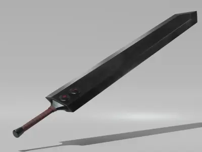 Dark Greatswords - UE4 - Unity - Blender Low-poly 3D model
