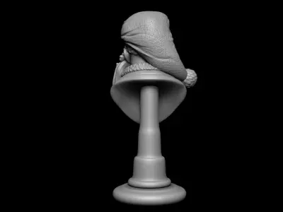 Santa Claus Bust 3D print model