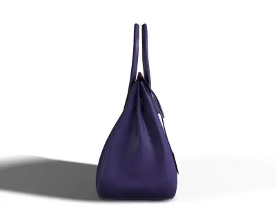 Birkin hermes bag Low-poly 3D model