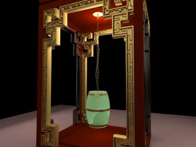 Chinese lantern 3D model