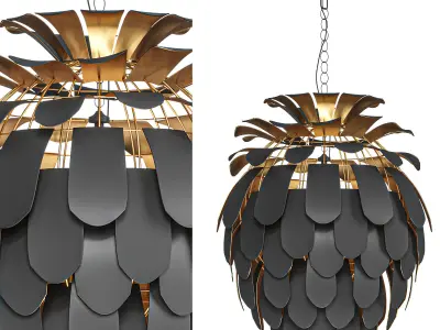 Cynara Grande Chandelier  3D model