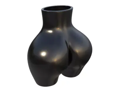 Female Body Desk Organizer 3D model 3D model