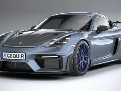 Porsche 718 Cayman GT4 RS 2022 3D model