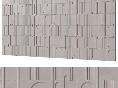 decorative wall 309 3D model