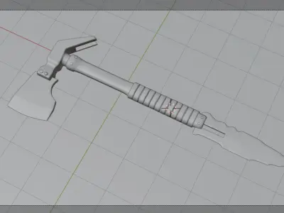 Zombie Weapon - Game-Ready Free Low-Poly 3D Model Low-poly 3D model
