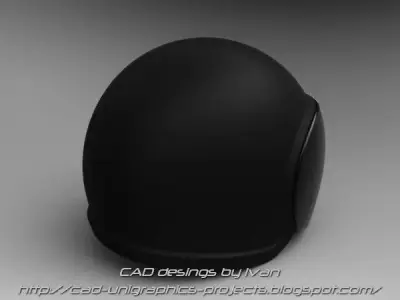 motor helmet simple version Free 3D model