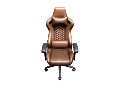 3d Render Modern Desk Setup Gaming Chair  3D model