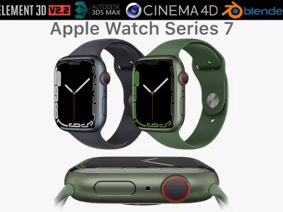 Apple Watch Series 7 3D model