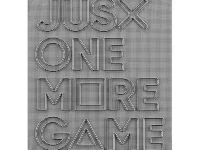 Just One More Game Neon Sign 3D model purchase