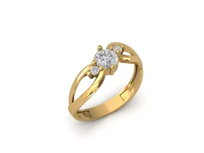 Rings for Women Womens Rings Stone Ring Ready STL 3DM Models  3D print model get