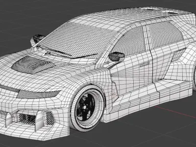 Hyundai Ioniq 5 Racing Edition 3D model