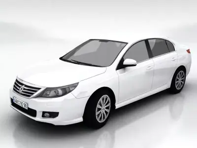 Renault Latitude Low-poly 3D model