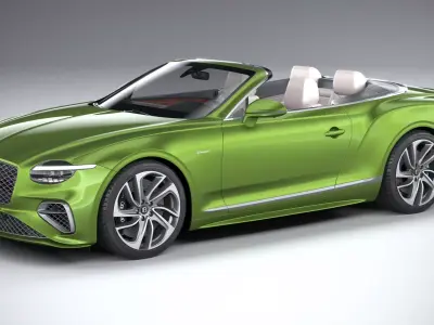 Bentley Continental GTC Speed 2025 3D model