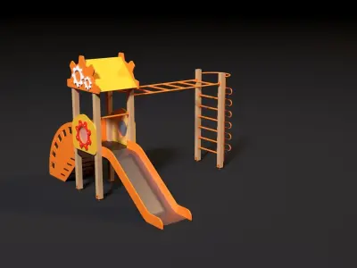 Children playground 3D model