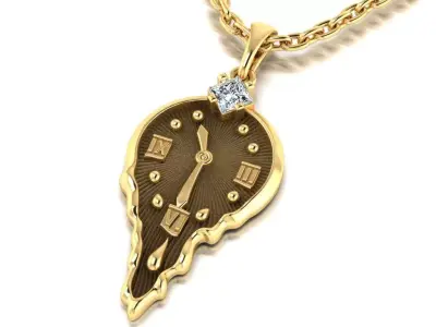 Pendant Soft watch 3D print model