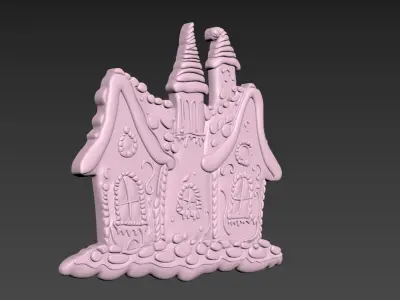 Gingerbread House 3D print model