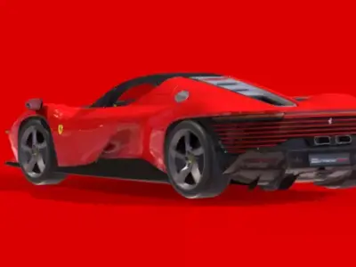 Cavallo Daytona SP3 Low-poly 3D model