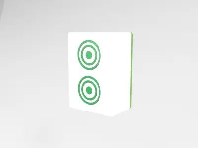 Mahjong V1 Pack 03 Low-poly 3D model