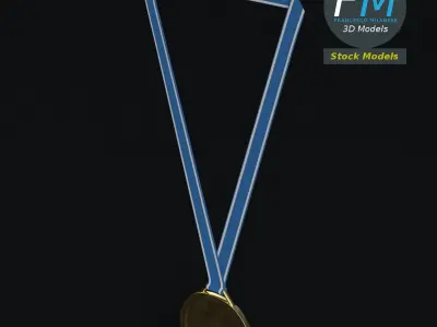 Sport medal 3D model