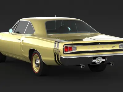 1968 Dodge Coronet Super Bee 3D model