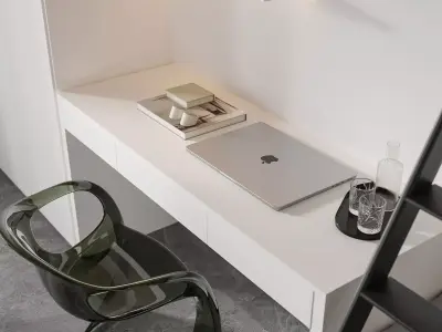 modern apartment interior 3D model