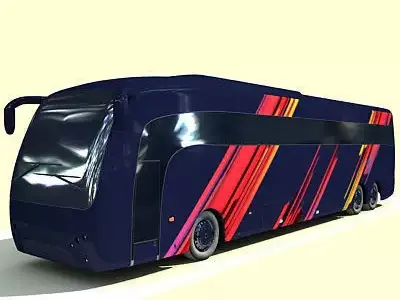 Dark Bus 8 3D model