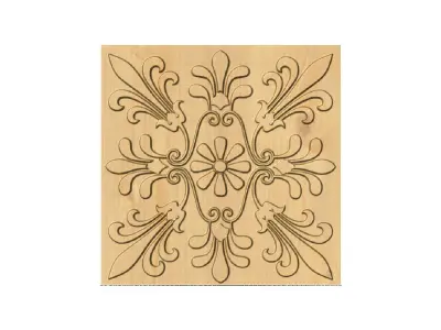 STL FOR CNC CARVING 13031004 greek pattern 01 3D model
