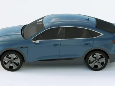 Audi E-Tron Sportback 2021 3D model