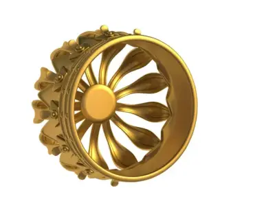 Gold Crown 3D model