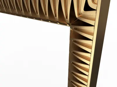 Classic Frame 034 Low-poly 3D model