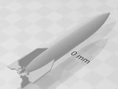 Aggregat 5 German Missile 3D print model