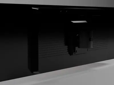 High-Quality 3D Model of a Car Infotainment Screen 3D model