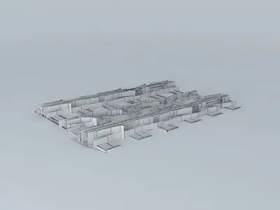 Eco Rail Real Grass Covered Track Old Steam Days Free 3D model