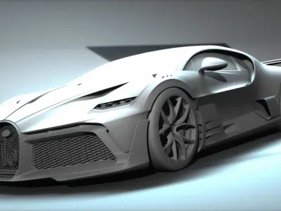 BUGATTI DIVO 2019 3D model