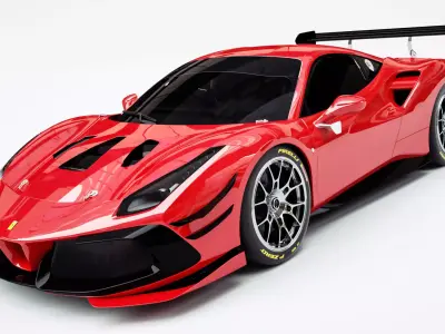 FERRARI 488 3D model get